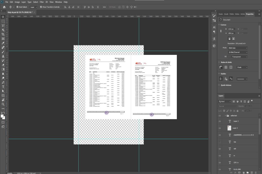 Modèle Word et PDF de relevé de compte de la Bangladesh City Bank, 2 pages template Modèle Word et PDF de relevé de compte de la Bangladesh City Bank, 2 pages template